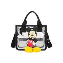 Disney Mickey Mouse girl children small square shoulder messenger mini bag handbag kids transparent handbag Parent child bag 2024 - buy cheap