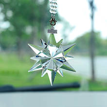 Crystal Snowflake Car Pendants Auto Rearview Mirror Suspension Elegant Ornaments Car Hanging Accessories Girls Christmas Gifts 2024 - buy cheap