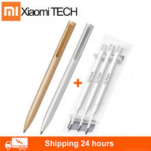 Xiaomi-caneta original mi 0.5mm, recarga suave suíça, tinta japonesa, clássica, caneta de assinatura 2024 - compre barato