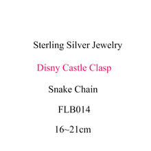 Pulseira de fecho de castelo com fecho bracelete de prata 925 autêntica para pulseiras femininas faça você mesmo pulseiras de moda para fazer joias 2024 - compre barato