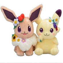 18CM 4 Styles Easter Spring Festival Pikachu Eevee Plush Doll Garland decoration Cute Stuffed Toy Kids Children Gift 2024 - buy cheap