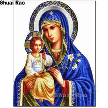 Russia Virgin and Child diamond painting full square round drill 5D DIY Diamond embroidery religion pictures Cross Stitch mosaic 2024 - buy cheap