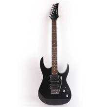 good quality cheap 24 frets fret cool shaped black red tremolo electric guitar for beginner travel 2024 - buy cheap