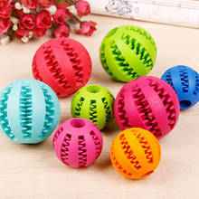 Hot Sale Pet Dog Puppy Toy Rubber Ball Chew Treat Dispensing Holder Training Dental 2024 - buy cheap