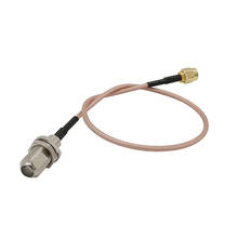 Rg316 soquete fêmea para rp sma, plugue macho rf sma, conector coaxial macho rg316 50/30/20/15/10cm rg316 2024 - compre barato