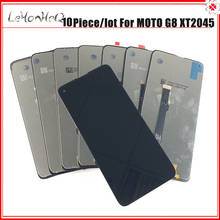 Оптом 10 штук/лот для Motorola MOTO G8 экран сенсорный ЖК-дисплей с цифрователем сенсорного вода для MOTO G8 XT2045-1 XT2045-2 XT2045-5 2024 - купить недорого