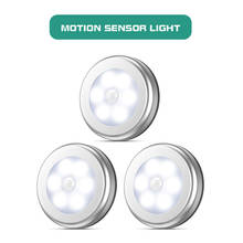 LED Night Light Magnetic Wireless Detector Light Wall Lamp Infrared PIR Motion Sensor Light Auto On/Off Cabinet Stairs Light 2024 - buy cheap