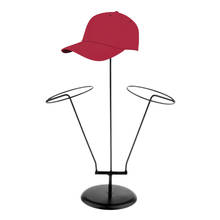 Soporte de exhibición de 3 cabezas de Metal para sombreros, pelucas, estante de soporte para el hogar, exhibición de sombreros, pelucas 2024 - compra barato