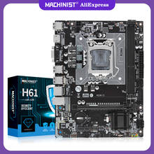 Материнская плата H61, LGA 1155, поддержка DDR3, ОЗУ, память CORE i3/i5/i7, процессор LGA1155, VGA, HDMI, микро-ATX, H61M-S1 2024 - купить недорого