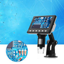 Microscopio Electrónico Digital con USB, lupa ajustable con soporte, textil, reloj, inspección de teléfono, 1000X, 1080P, 8 LED 2024 - compra barato