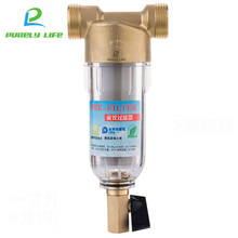 1"Male to 3/4"Female Thread Siphon backwash prefilter water purifier stainless steel copper whole house pre-filter free shipping 2024 - buy cheap