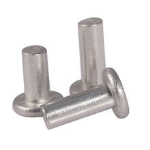 flat head aluminum rivet iron rivet hand driven flat head rivet galvanized nail M4 M5 * 6 / 8 / 10 / 12 50pcs 2024 - buy cheap