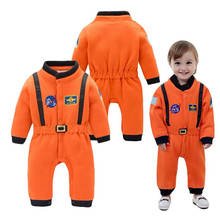 Bebê recém-nascido inverno gola permanente roupas infantis meninos meninas escalada roupas novas outwear macacão astronauta 2024 - compre barato