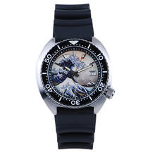 Relógio de mergulho com visor luminoso de safira, relógio masculino à prova d'água de 6015 m 2024 - compre barato