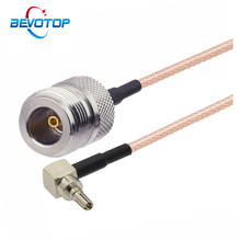 1PCS Right Angle Plug CRC9 Male to N Female Jack RG316 Coaxial Pigtail Huawei 3G Modem Extension Cable RF Coaxial Jumper Cord 2024 - buy cheap