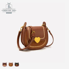 Flap Small Women Handbags PU Leather Vintage Saddle Bag Ladies Luxury Designer Shoulder Bags Round  Fashion 2024 - buy cheap