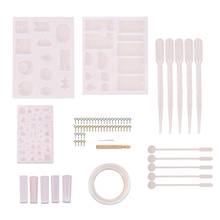 69Pcs Pendant Casting Tools Set Silicone Molds Screw Eye Pins Twist Drill Dropper Spoon DIY Necklace Bracelet Jewelry Making 2024 - buy cheap