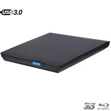 External Blu-ray DVD Drive Portable USB3.0 Blu-ray Burner HD CD/DVD Player Writer Plug and Play For Laptop PC Notebook Mac 2024 - buy cheap