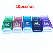10pcs/LOT MINI USB2.0 Card Reader Card Adapter Support TF micro SDHC SDXC SD card up to 256GB For Computer 2024 - buy cheap