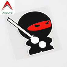 Aliauto-pegatina de dibujos animados para coche, pegatina de PVC de estilo divertido Ninja, cubierta de arañazos para motocicleta Mitsubishi Chevrolet Smart,11cm * 10cm 2024 - compra barato