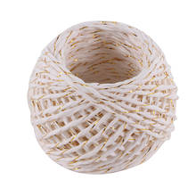 20m 4colors Natural Paper Rope Gift Box String Rope Floral Craft Wedding Birthday Party Tags Wrap Decoration Party Supplies Gift 2024 - buy cheap