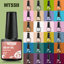 Mtssii Winter Matte UV Gel Nail Polish 6ml Colors Nail Polish Base Top Coat Soak Off Nail Art Gel Varnish Black Matte Nail Gel 2024 - buy cheap