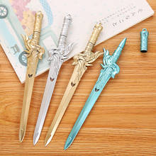 Ellen brook 1 pçs papelaria escritório criativo phoenix espada gel caneta material escolar lidar com arma presente adorável estilo chinês vintage 2024 - compre barato