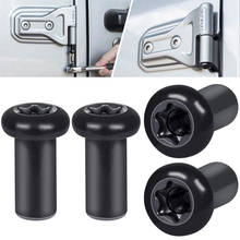 Door Hinge Nuts For Jeep Wrangler JL JLU Sports Sahara Freedom Rubicon Gladiator JT 2/4-Door 2018 2019 2020 2021 (4 Pcs) 2024 - buy cheap