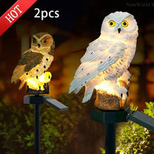 Solar Powered LED Lights Garden Owl Animal Pixie Lawn Lamps Ornament Waterproof Lamp Unique Christmas Lights Outdoor Solar Lamps 2024 - buy cheap
