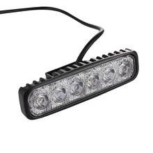 18W LED Spotlights  6 X 3W IP67 Car Light Bar LED Flood Light Worklight Spot Light For SUV Automobile Car Outdoor Lighting 2024 - buy cheap