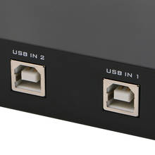 2 portas usb, dispositivo de compartilhamento, caixa adaptadora para pc, scanner, impressora 2024 - compre barato