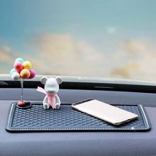 Anti-slip Rhinestone Car Auto Dashboard Mat Keys Cell Phone Coin Holder Pad Anti-Slip Mat 2024 - buy cheap