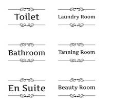Bedroom Toilet bathroom office kitchen kid's play room laundry room tanning en suite beauty room wall sticker Home Decor 2024 - buy cheap