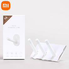 Xiaomi pequenos ganchos autoadesivos, 3 peças de gancho forte para parede de armário, cozinha, banheiro, suporte de carga máxima 3kg 2024 - compre barato