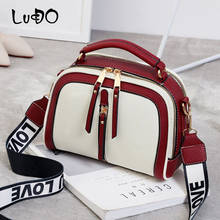 LUCDO Women Messenger Bags Luxury Ladies Purses and Handbags Crossbody Bags for Women Leather Shoulder Bag Fashion Doctor Tote 2024 - buy cheap