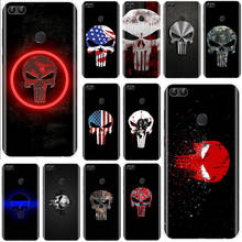 Cool Punisher Skull Art Cover Soft Silicone TPU Phone Case For Huawei P8 P9 P10 P20 P30 lite P20 P30 PRO P9 P10 P20 PLUS 2024 - buy cheap