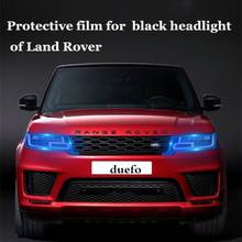 TPU Smoked black car headlights protective film FOR Land Rover Range Rover Sport velar Discovery 4 Discovery 5 film sticker 2024 - buy cheap