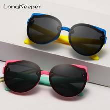 New Kids Polarized Sunglasses Silicone Flexible Children Cat Eye Sun Glasses TR90 Boys Girls Baby Shades UV400 Eyewear Oculos 2024 - buy cheap