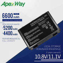 Batería de portátil de 6600 mAh para Asus, 90-NVD1B1000Y A32-F52 A32-F82 L0690L6 L0A2016 F52 F52A F52Q F82 F82Q F83 F83CR F83S 2024 - compra barato