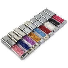 TEXT ME crystal Pen drive diamond usb flash drive 4gb 8gb 16gb 32gb memory stick metal usb2.0 2024 - buy cheap