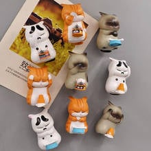 9PCS/Sets Anime Pet Figurine Models Cute Funny Distressful Kitten Cat Animal Mini Figures Toys Kids Home Collection Dolls Gifts 2024 - buy cheap