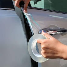 Universal Car Anti-collision Strip Anti Scratch Transparent Nano Tape Car Threshold Transparent Film Door Edge Rim Protective 2024 - buy cheap