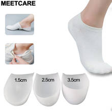 1.5cm 2.5cm 3.5cm Increase Height Silicone Gel Pads Heel Heightened Gel Insole In Socks Relieve Plantar Fasciitis Foot Care 2024 - buy cheap