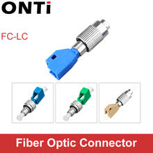ONTi 2 шт. LC женщин и мужчин ФК LC-FC оптический патч-корд/APC SM 9/125 Hybird волоконно-оптический разъем адаптера LC-FC мм Муфта 2024 - купить недорого