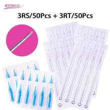 3Rs Tattoo Needles With 3Rt Tips Frivolite Naalden Agujas Tatuaje Tattoo Nozzle Disposable Aiguille Tatouage Permanent Makeup 2024 - buy cheap