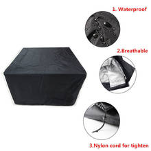 210D126*126*74 cm Oxford furniture dust cover rattan table cubic chair sofa waterproof rain gear outdoor garden protective cover 2024 - buy cheap