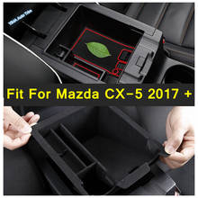 Подлокотник для автостайлинга, центральный ящик для хранения, контейнер, органайзер для перчаток, чехол, декоративный Внутренний чехол, подходит для Mazda CX-5 2017 - 2021 2024 - купить недорого