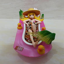 Anime Bakemonogatari Oshino Shinobu Bath Crock Ver PVC Action Figure Collectible Model Doll Toy 10cm 2024 - buy cheap