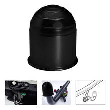 Universal 50MM Trailer Accessories Black Trailer Ball Cover Tow Bar Ball Cover Cap Hitch Protection Car Styling 2024 - buy cheap