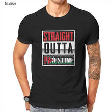 Wholesale Straight Outta Palestine Men’s Organic T-Shirt Pink Gift Oversized Woman Men Clothing 98194 2024 - buy cheap